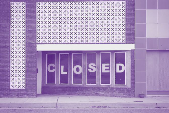 closed on school doors